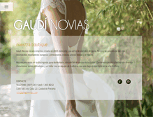 Tablet Screenshot of gaudinovias.com